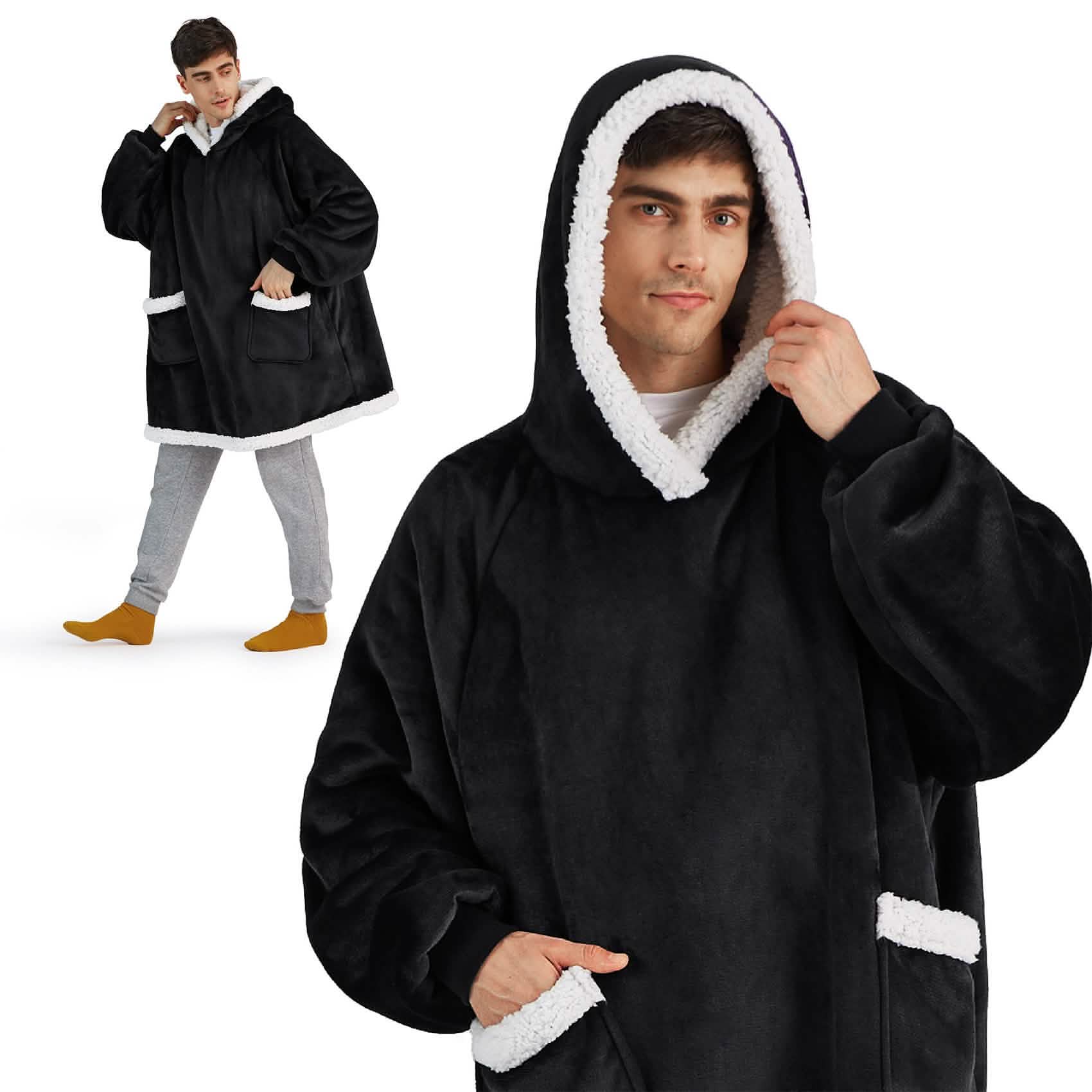 Sherpa Fleece Blanket Hoodie - Image 22