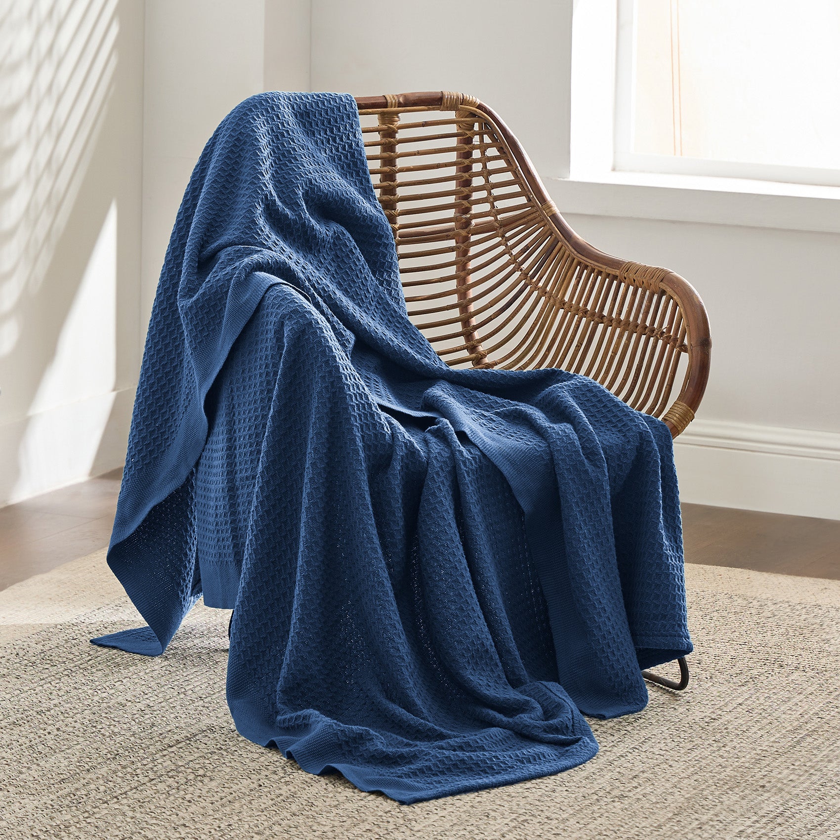 Cotton Waffle Weave Blanket - Image 5