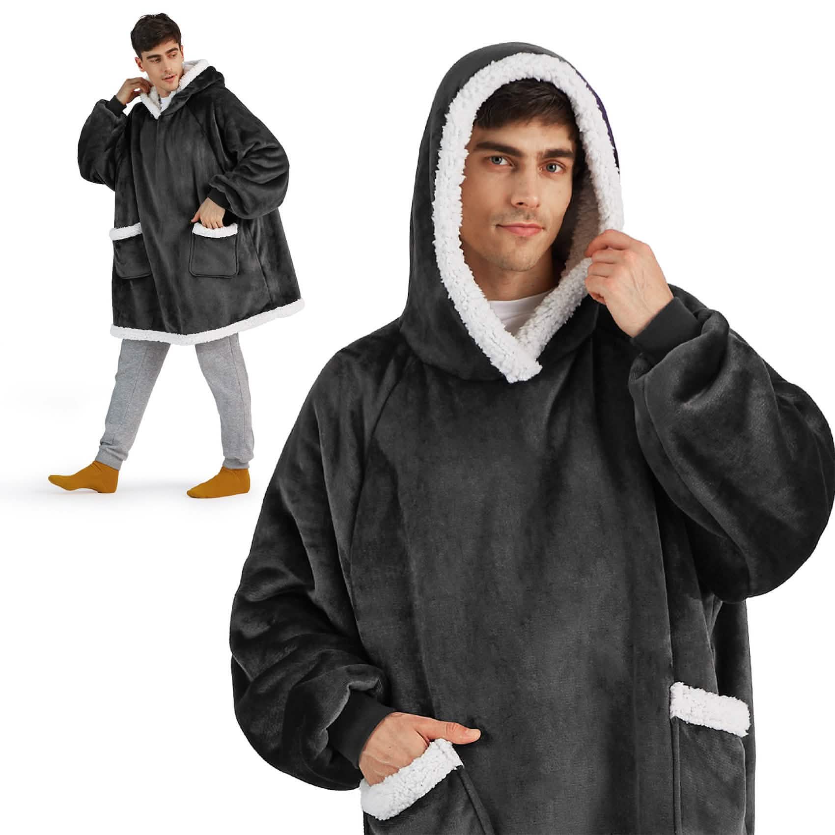 Sherpa Fleece Blanket Hoodie - Image 27
