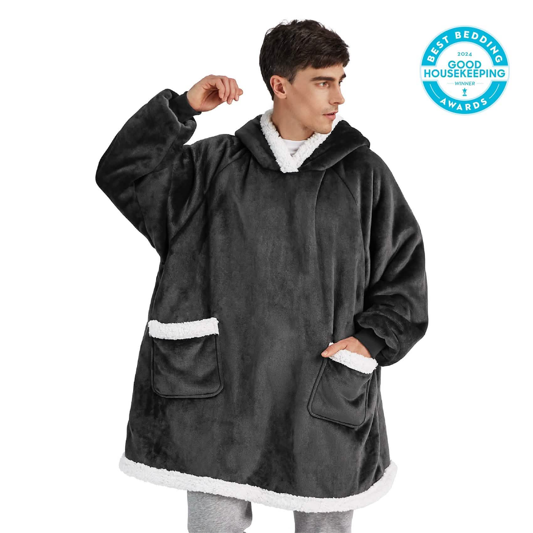 Sherpa Fleece Blanket Hoodie - Image 26