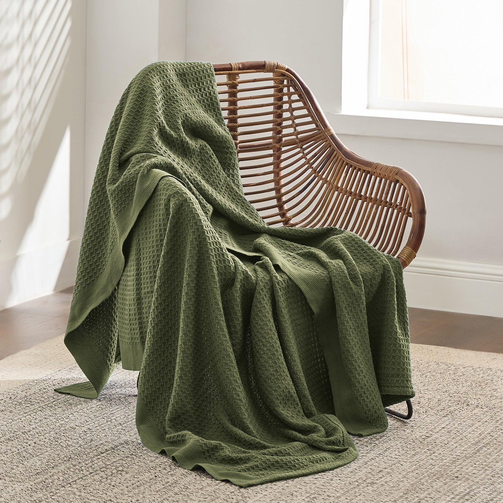 Cotton Waffle Weave Blanket - Image 11