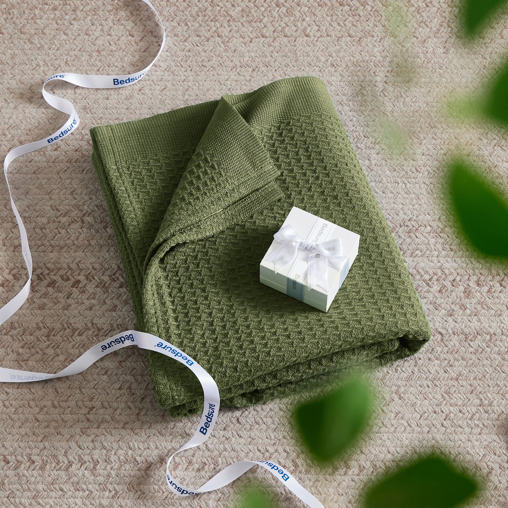 Cotton Waffle Weave Blanket - Image 12