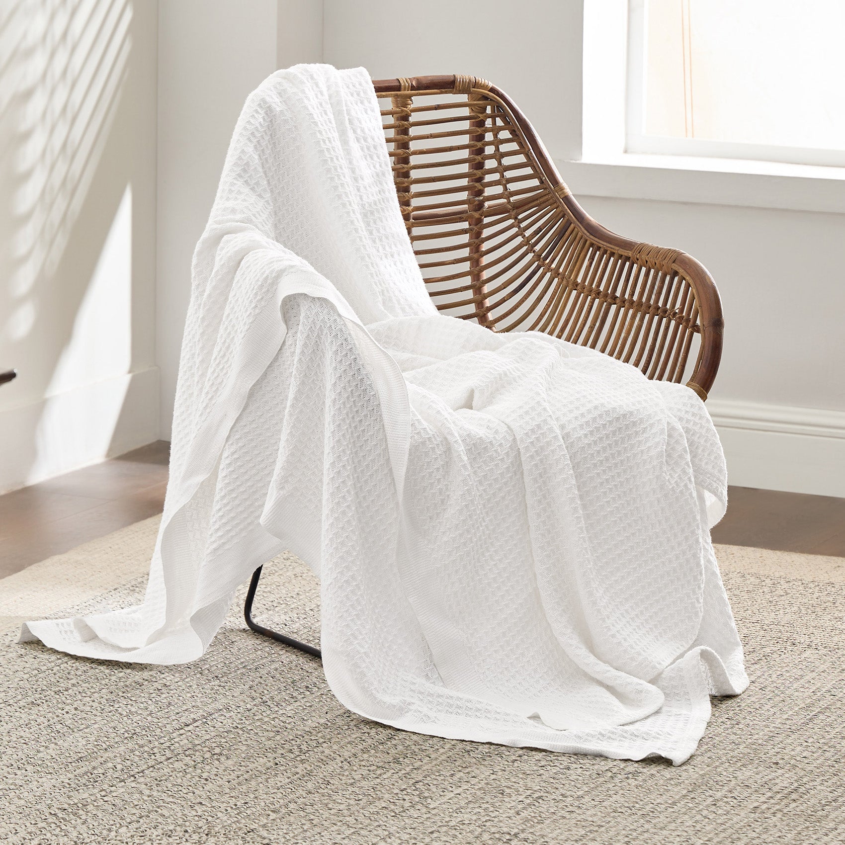 Cotton Waffle Weave Blanket - Image 17