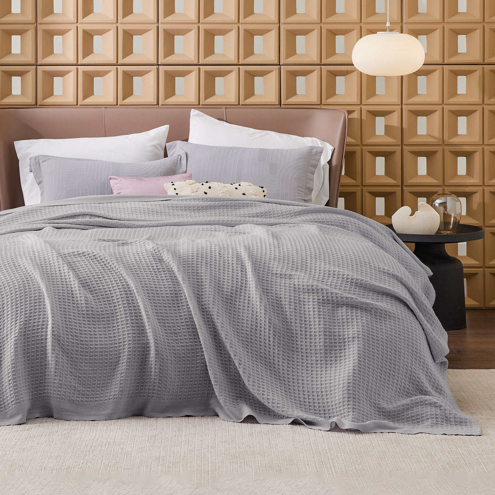 Cotton Waffle Weave Blanket - Image 20