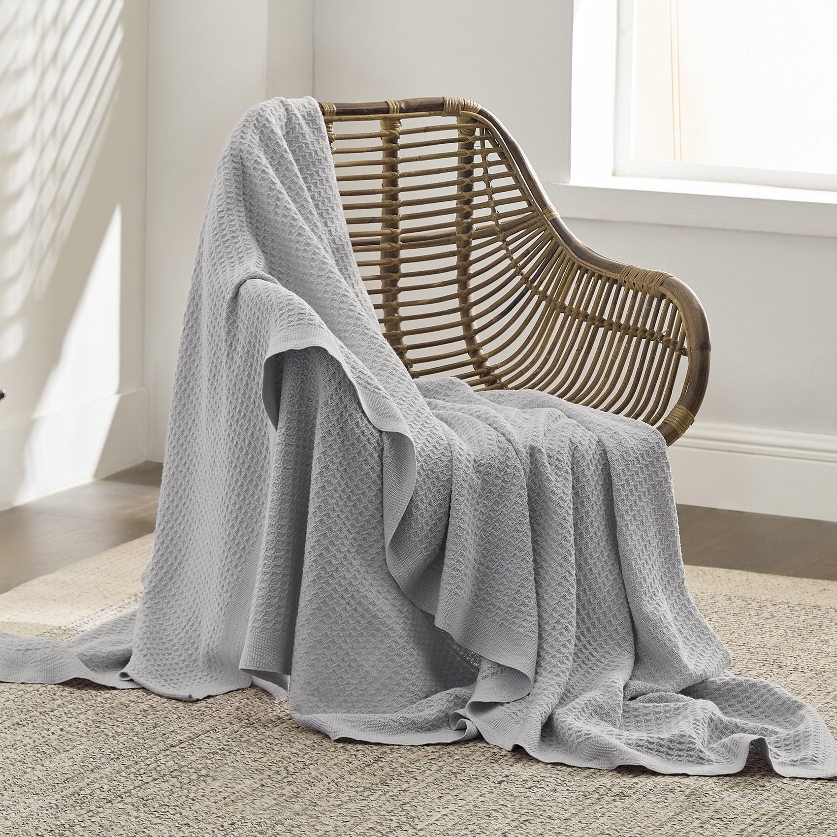 Cotton Waffle Weave Blanket - Image 23