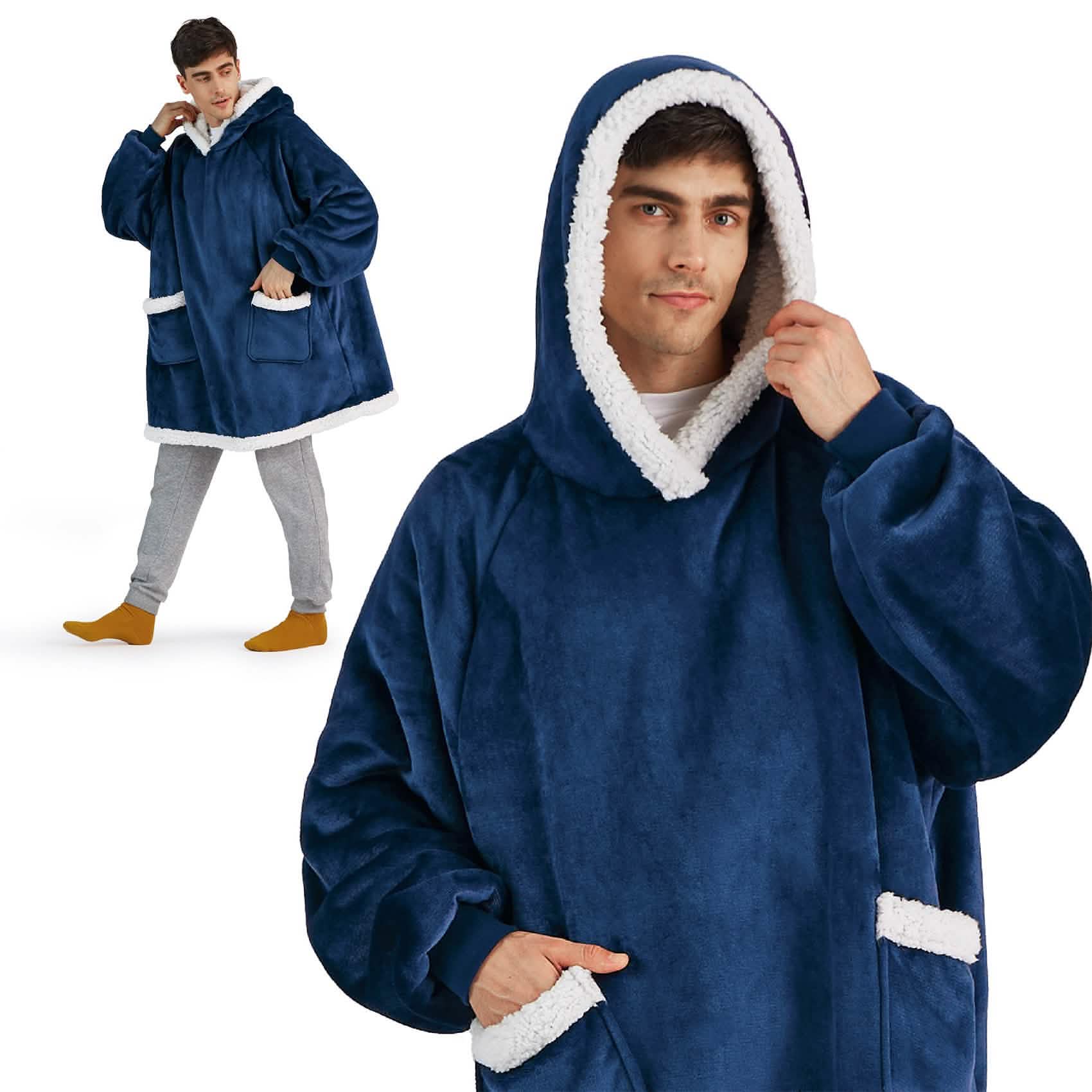 Sherpa Fleece Blanket Hoodie - Image 2